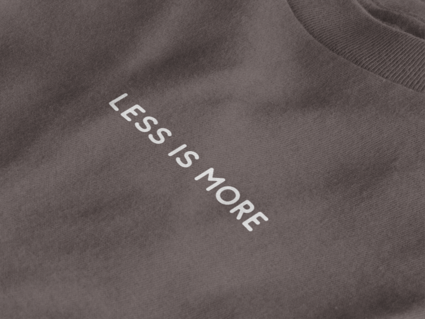Tee Less is More