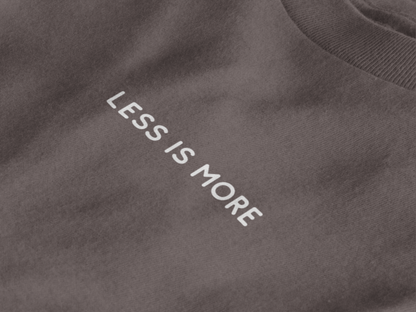 Tee Less is More